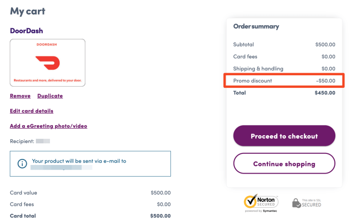 GiftCards.com 上买 DoorDash、Uber 礼卡立减 10%【2/2 更新】插图
