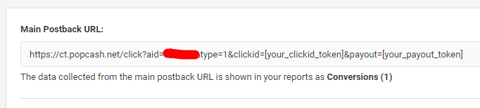 How to set PopCash tokens and Postback in Binom tracker插图1