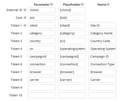 How to set PopCash tokens and Postback in Binom tracker插图3